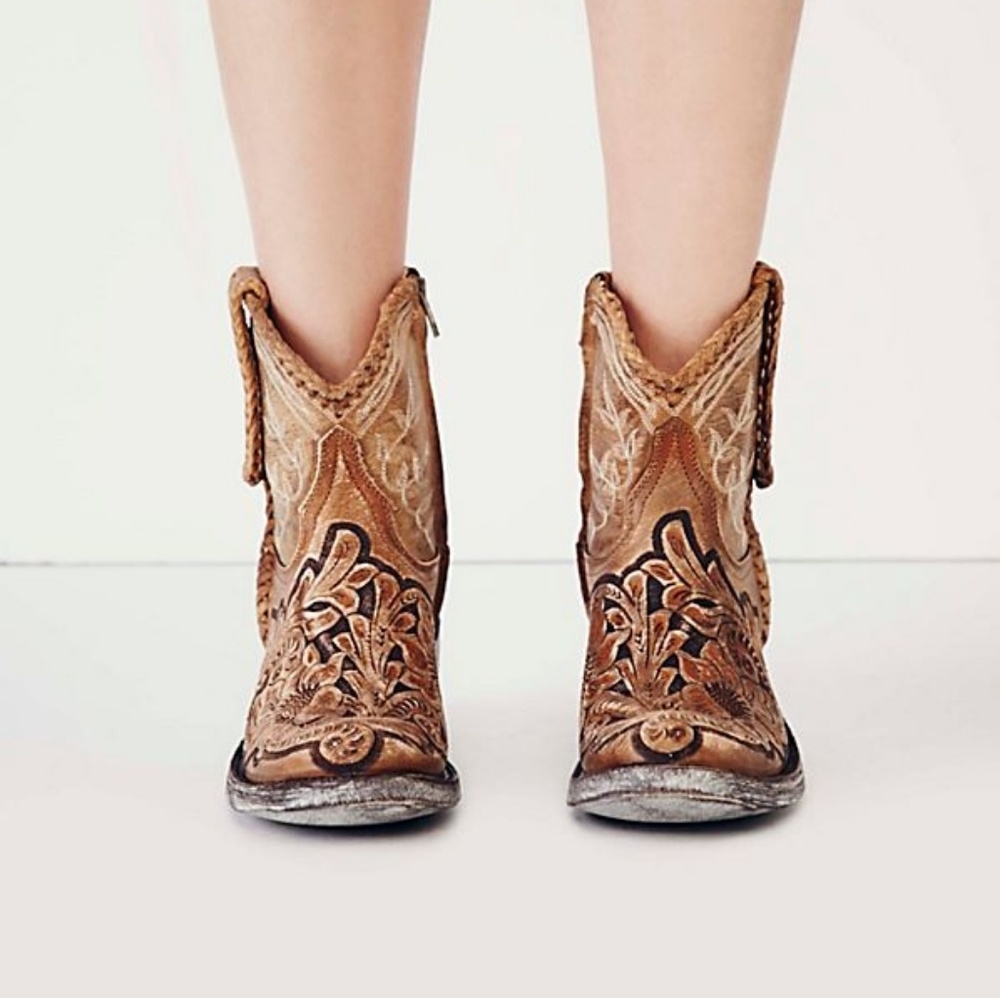 *sold* Free people Queenwood Western Boots - Picture 2 of 8